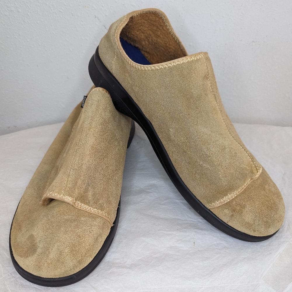 Prophet Suede Hook And Loop Fasten Slipper/Shoes … - image 1